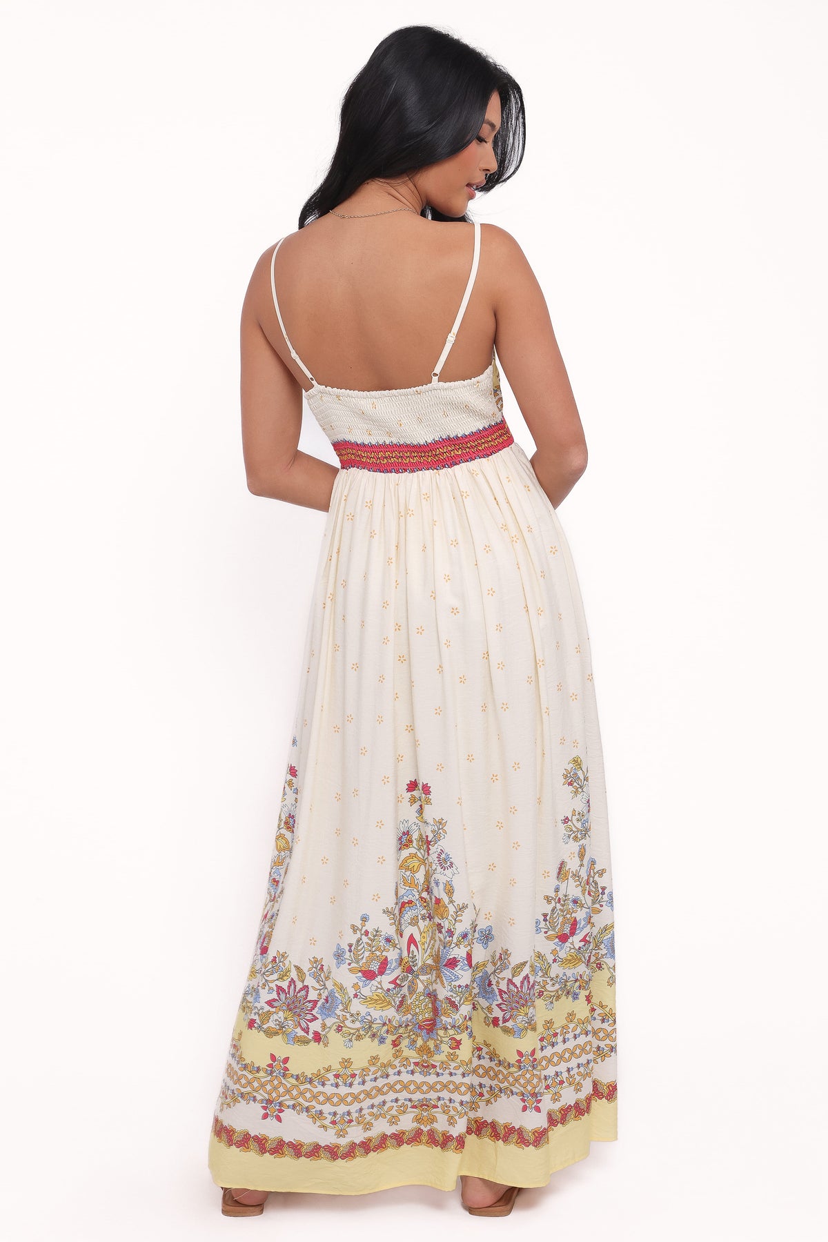 Caelia Maxi Dress - Yellow Multi
