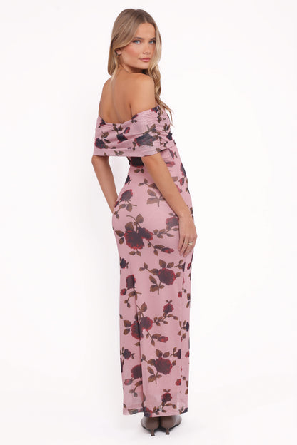 Indya Maxi Dress - Pink Floral