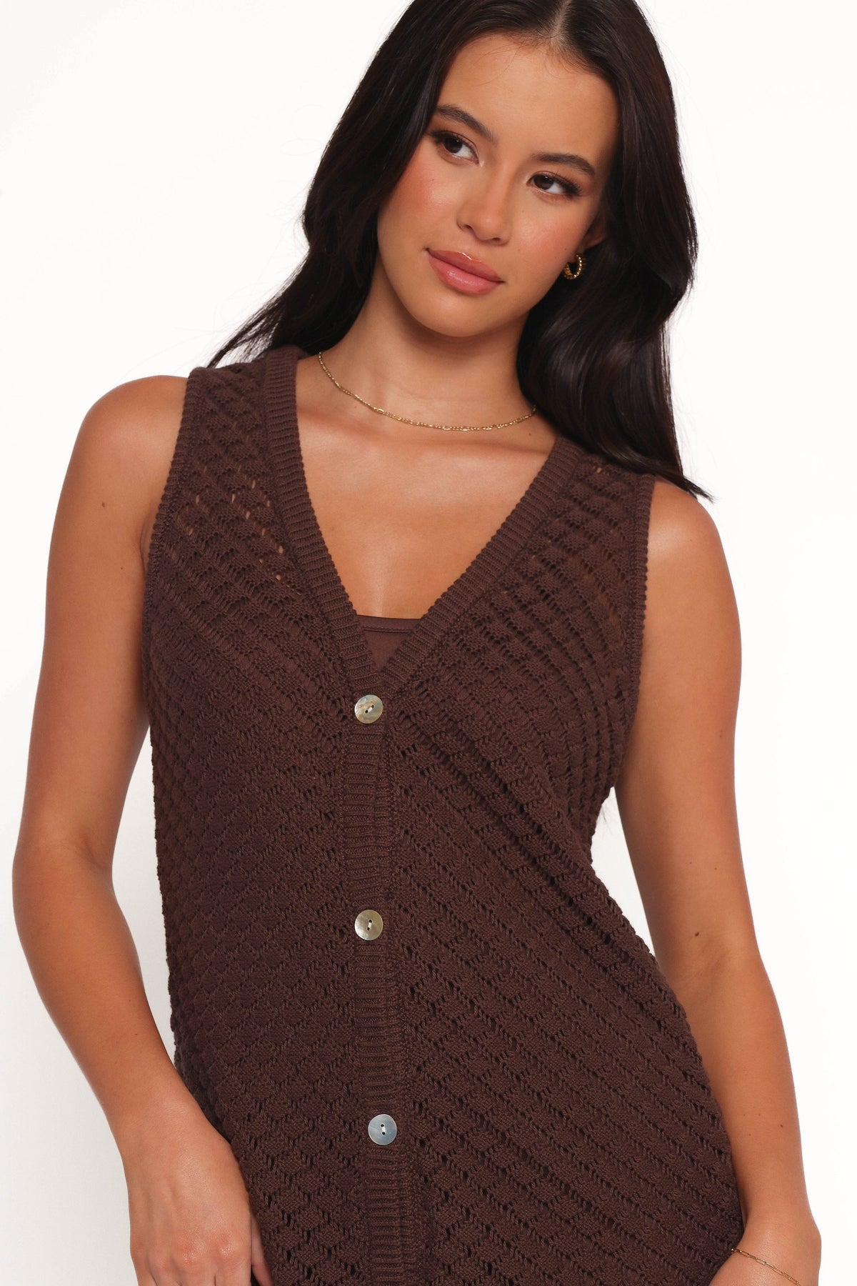 Luan Mini Dress - Chocolate