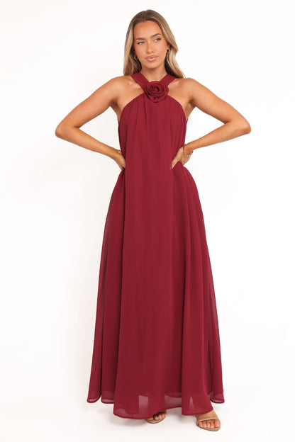 Melba Maxi Dress - Berry