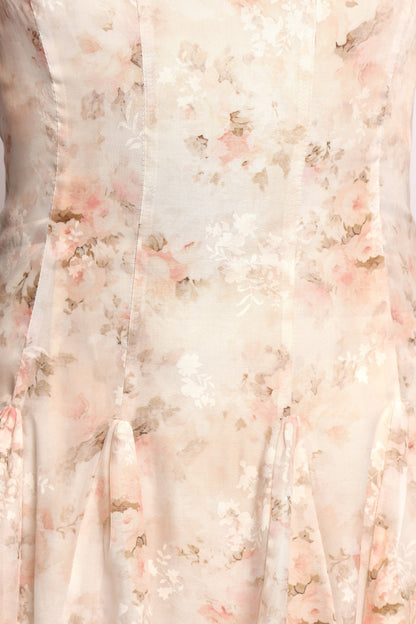 Petra Midi Dress - Cream