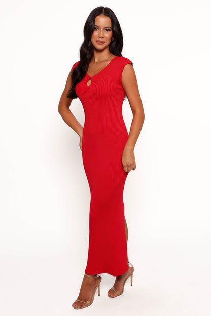 Robin Midi Dress - Red