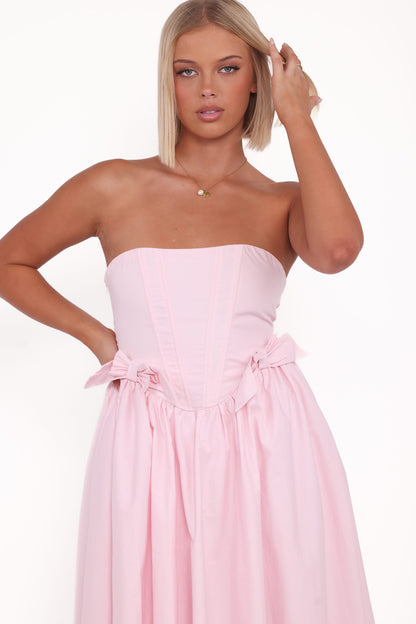Seren Midi Dress - Pink