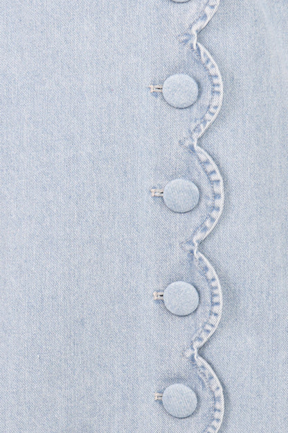 Sloane Mini Dress - Light Denim