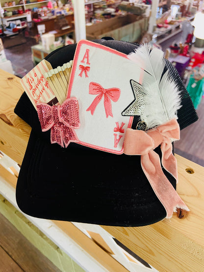 Pink Lady - Server / Waitress / Bartender / Cart Girl / Retro Trucker Hat - Deer Creek Mercantile