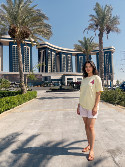 Pink turtle -  Oversize unisex T-shirt