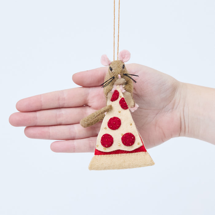 Pizza Rat Ornament