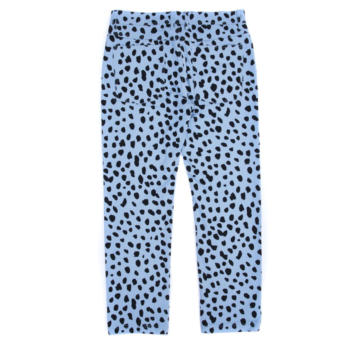 PLEASURES DALMATIAN JEANS - LIGHT BLUE