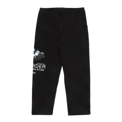 PLEASURES POWER BEACH PANT - BLACK