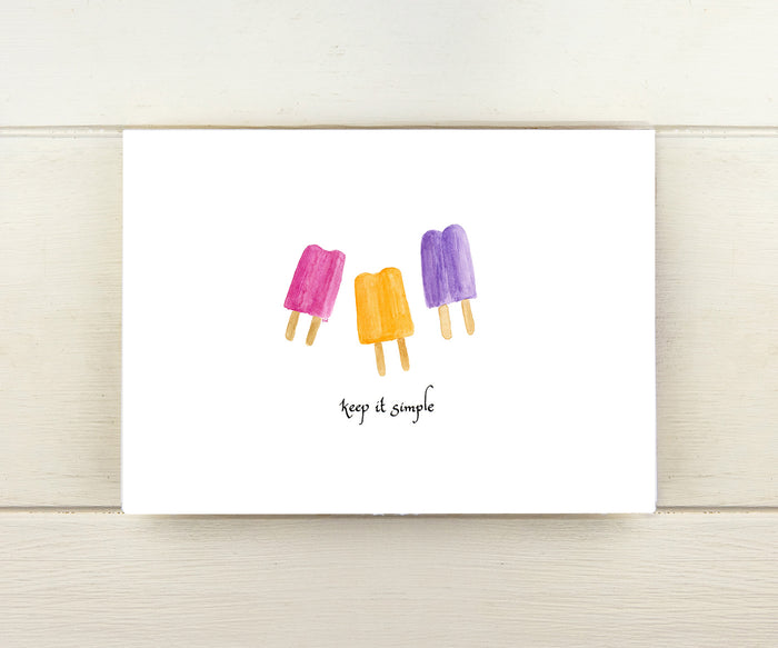Popsicle Recovery Card