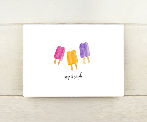 Popsicle Recovery Card