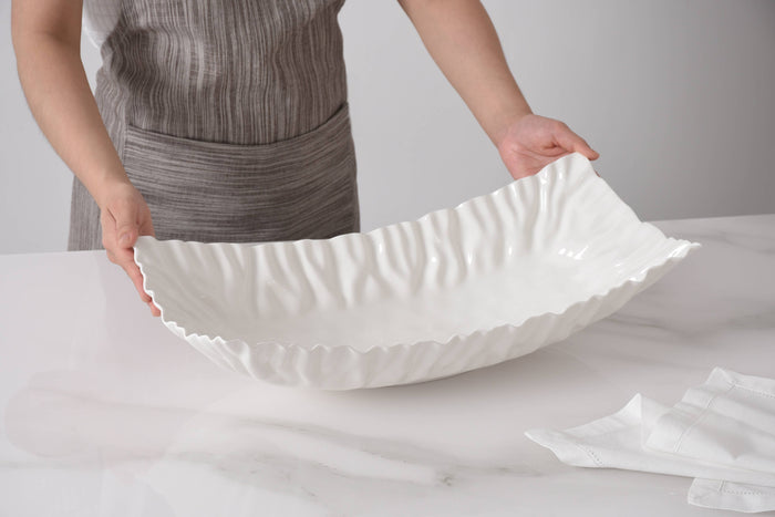 Porcelain Rectangular Centerpiece