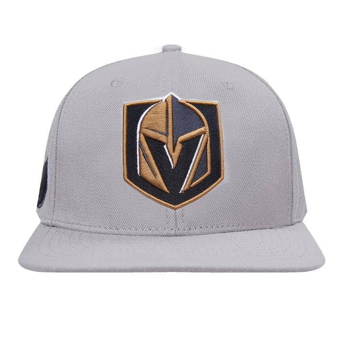 High-quality wool snapback hat with Vegas Golden Knights logo