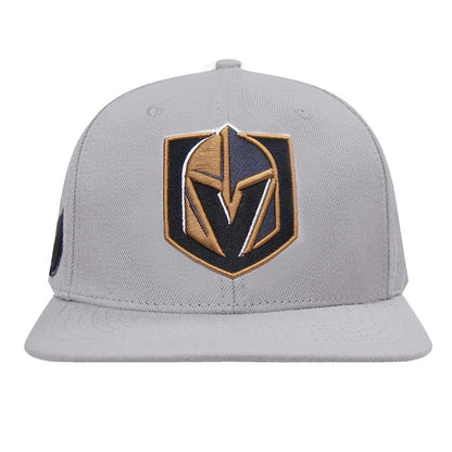 High-quality wool snapback hat with Vegas Golden Knights logo