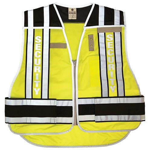 Public Safety Vest - Security (Lime/Black) M/XL