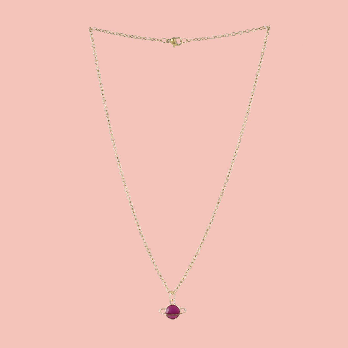 Purple Planet Necklace