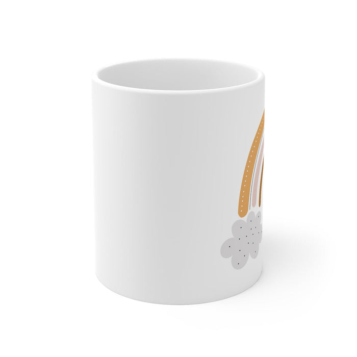 Kids Ceramic Mug Neutral Rainbow, Kids Drinkware Tabletop | Pippa + June