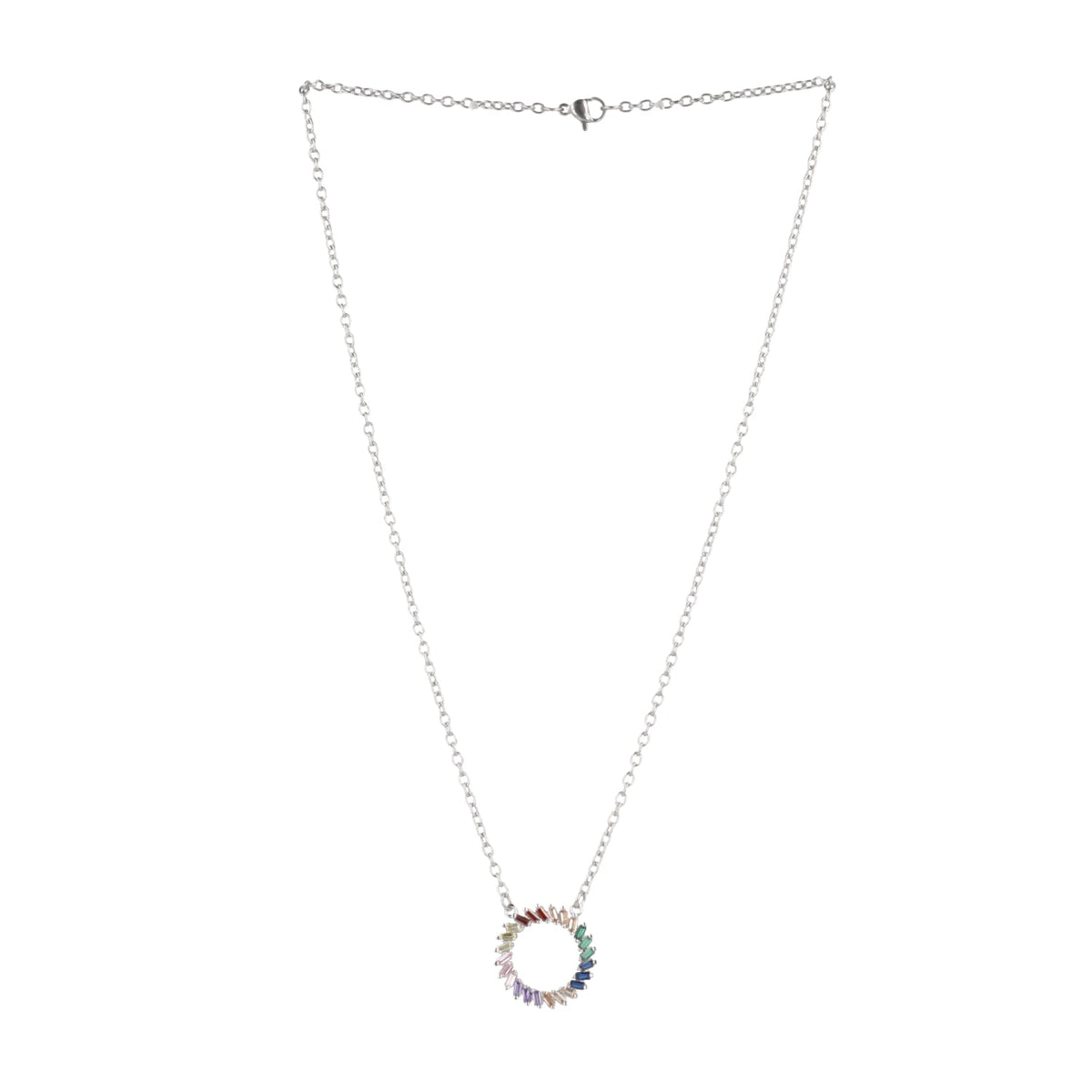 Rainbow Wreath Necklace