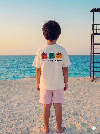 Ready for beach- T-shirt Oversize  (Kids Unisex)