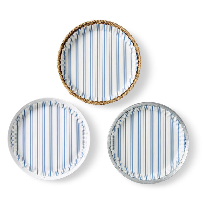 Seascape Blue preformed plate liners