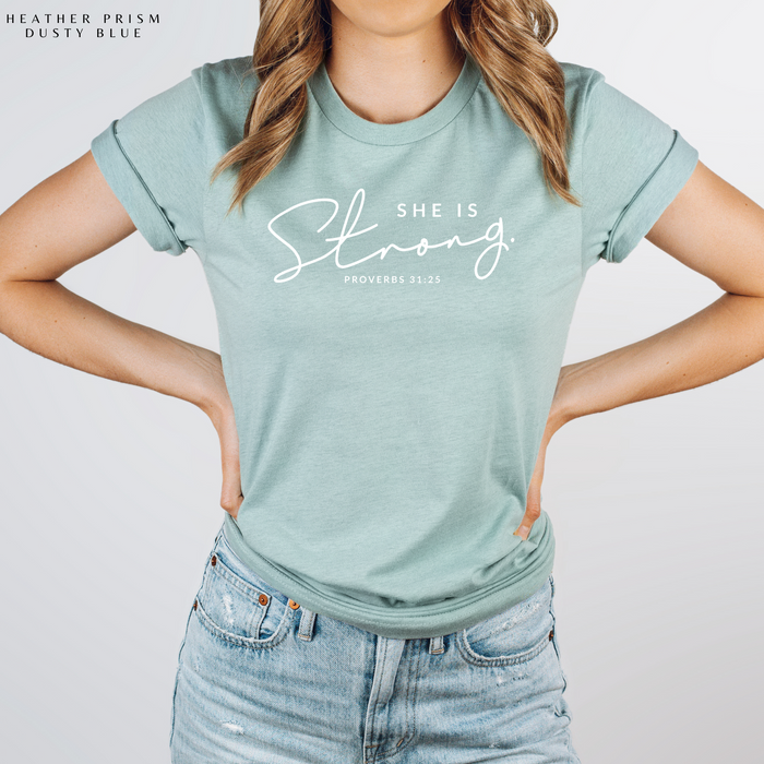 XS / Heather Prism Dusty Blue