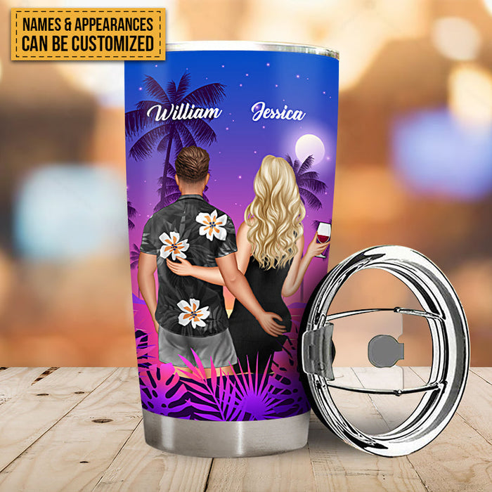 So Many In The Sea Yet I Found You And You Found Me - Gift For Couples - Personalized Custom Tumbler