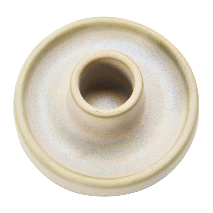Stoneware Taper Holder Set of 2