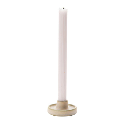 Stoneware Taper Holder Set of 2