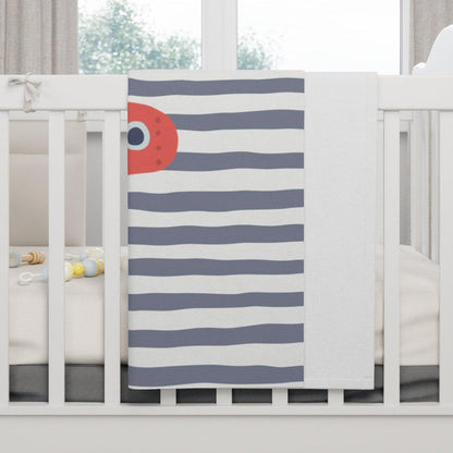Boys Blanket Nautical Ocean, Baby Blanket, Boys Bedding | Pippa + June