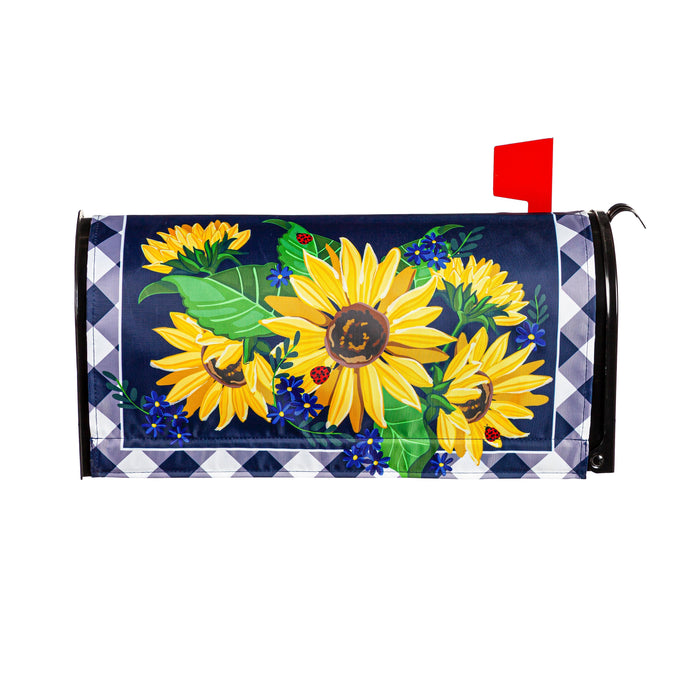 Sunflower Welcome Mailbox Cover