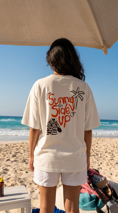 Sunny side up -  Oversize unisex T-shirt