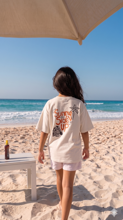 Sunny side up - T-shirt Oversize  (Kids Unisex)