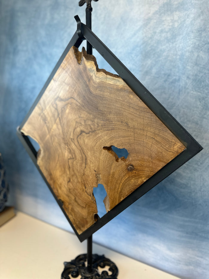 Teak Wood & Iron Wall Art