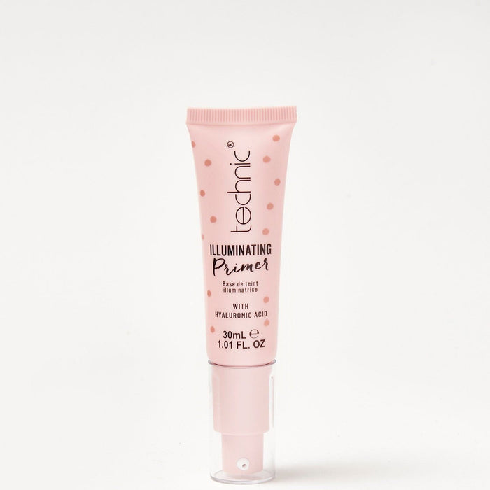 An illuminating primer in front of a white background.