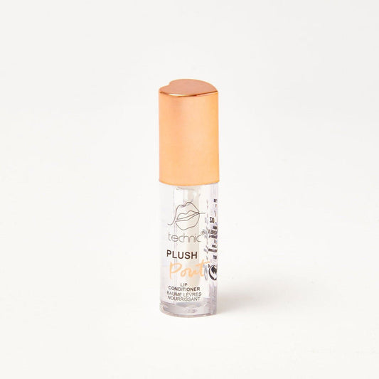 A plush pout lip conditioner on a white background.