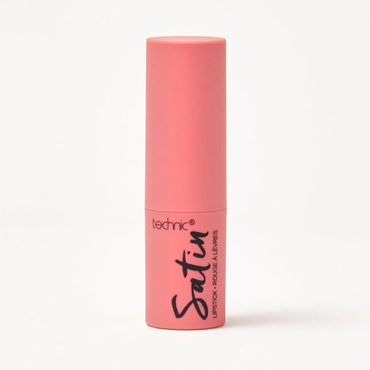 A satin lipstick in the shade Silk Cape on a white background.