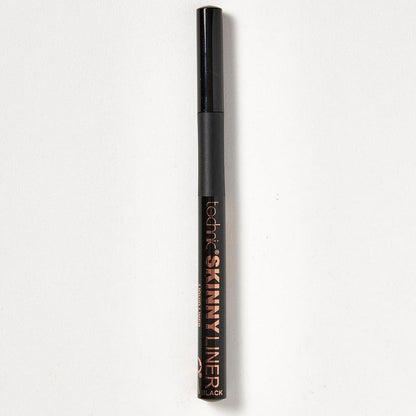 A skinny eyeliner on a white background.