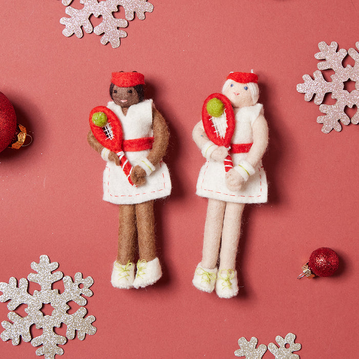 Tennis Legend Ornament - Light