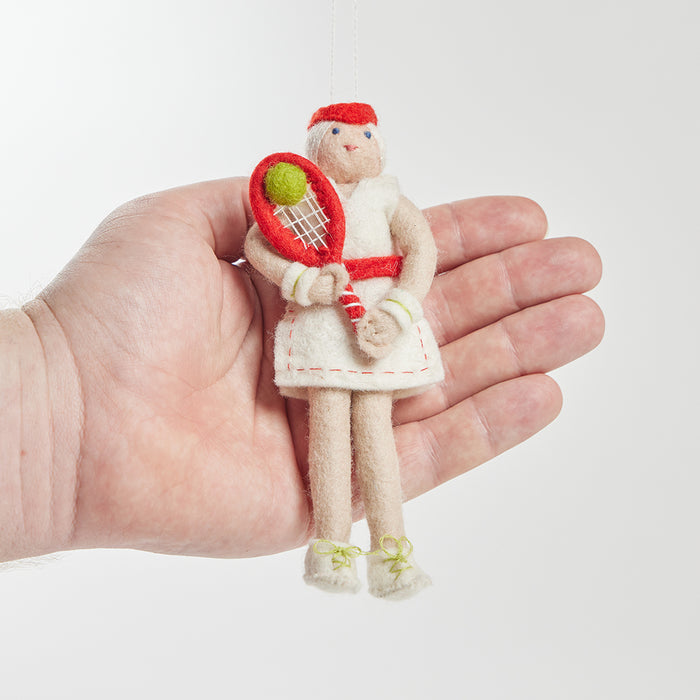 Tennis Legend Ornament - Light