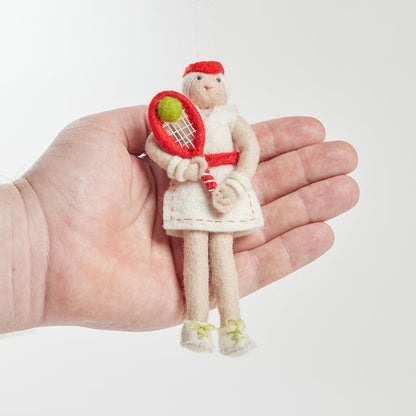 Tennis Legend Ornament - Light