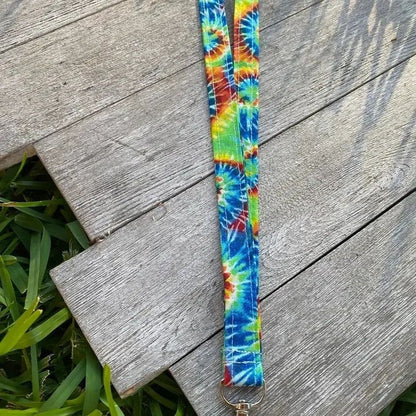Tie Dye Lanyard Keychain - Potpourri Gift Shop