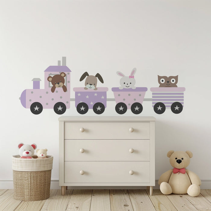 Kids Wall Decals Choo Choo Train, Kids Wall Stickers, Childrens Wall Decals, Peel and Stick Wall Decals, Removable Wall Decals, Wall Decal for Kids Room, Nursery Wall Decals, Kids Room Wall Decor, Wall Stickers for Kids, Vinyl Wall Decals | Pippa + June