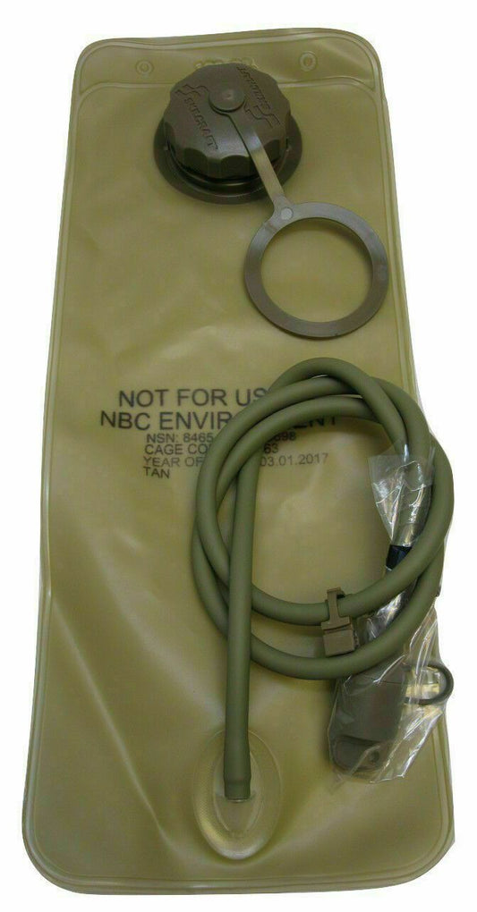 Supplies - Provisions - Drinking Tools - USGI Replacement Hydration System 100oz / 3L Bladder - Tan 499