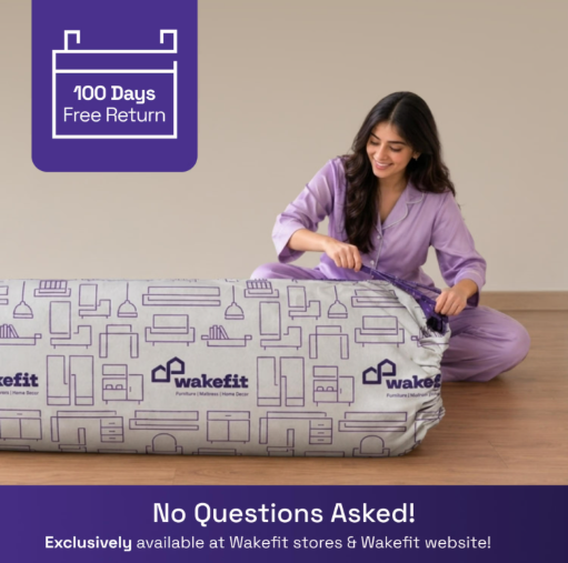 Wakefit XpertGRID™ Hybrid Pocket Spring Mattress