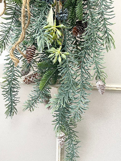 White Sugar Spruce Hanging Teardrop