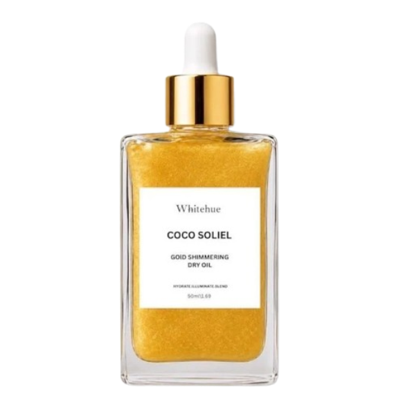 Whitehue Coco Soleil Gold Shimmering Dry Oil 50Ml